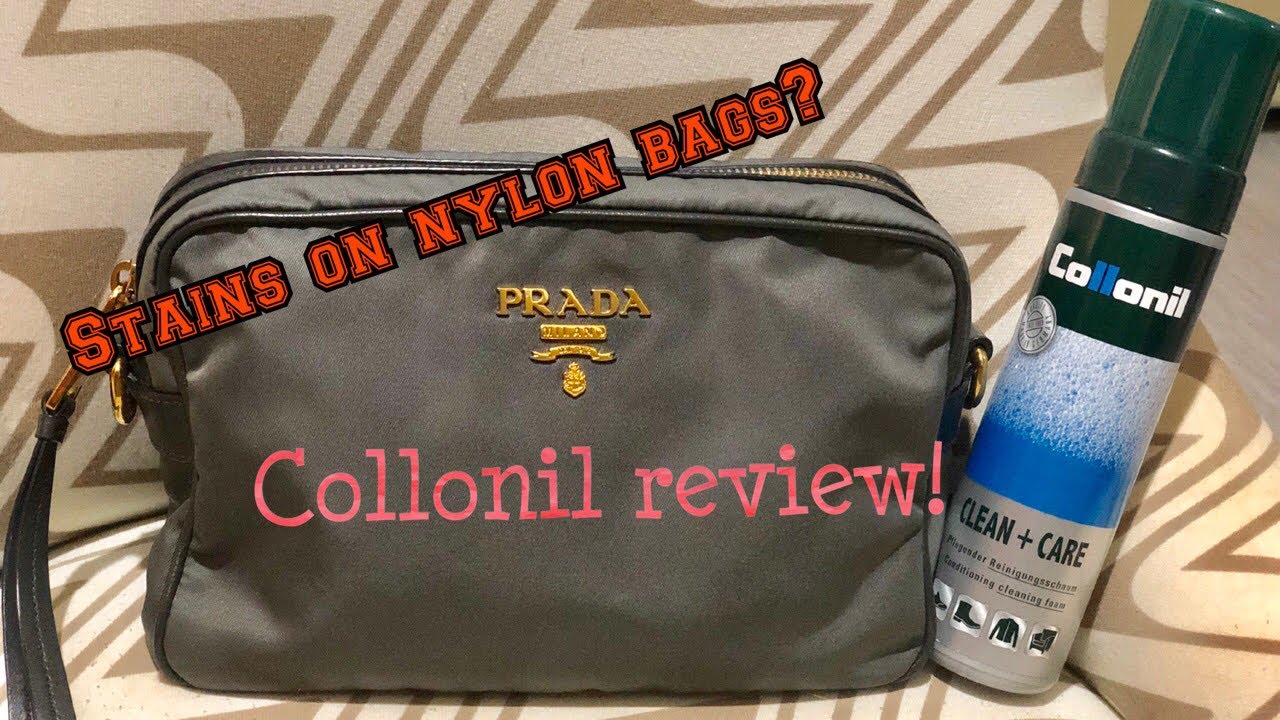 How to clean your prada nylon bag feat. COLLONIL Clean and Care!