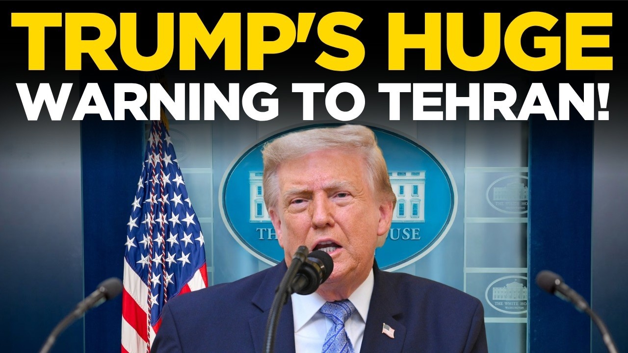 DONALD TRUMP LIVE: Trump Sends Fresh Message To IRAN | TRUMP LIVE | US-IRAN WAR LIVE | US NEWS LIVE