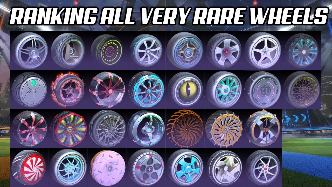 Ranking All Very Rare Wheels - Rocket League
