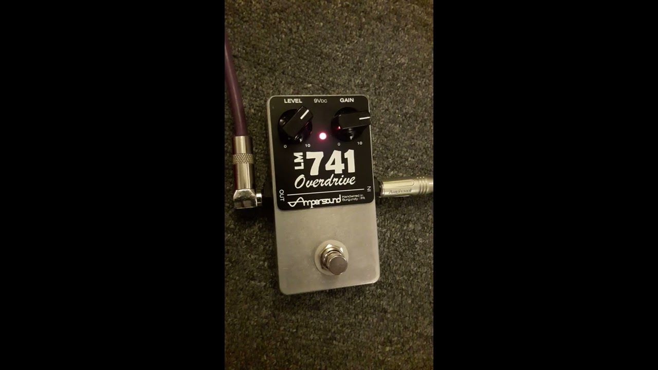 AMPERSOUND LM741 OVERDRIVE w/SINGLE COILS