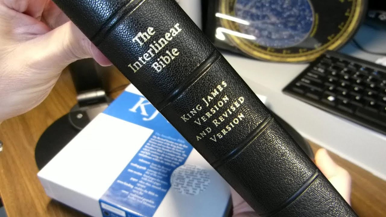 The Cambridge Interlinear Bible KJV RV in Goatskin