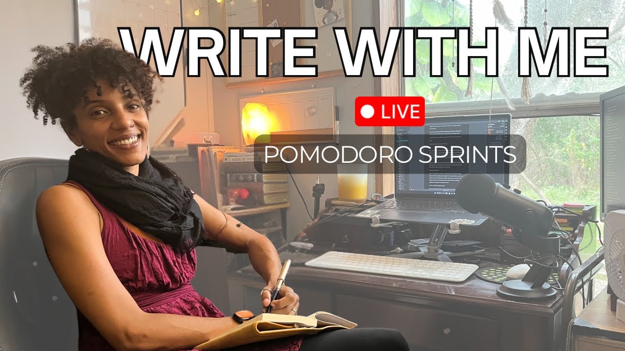 LIVESTREAM | Cozy Productivity & Write With Me Session | Pomodoro Sprints for Focus
