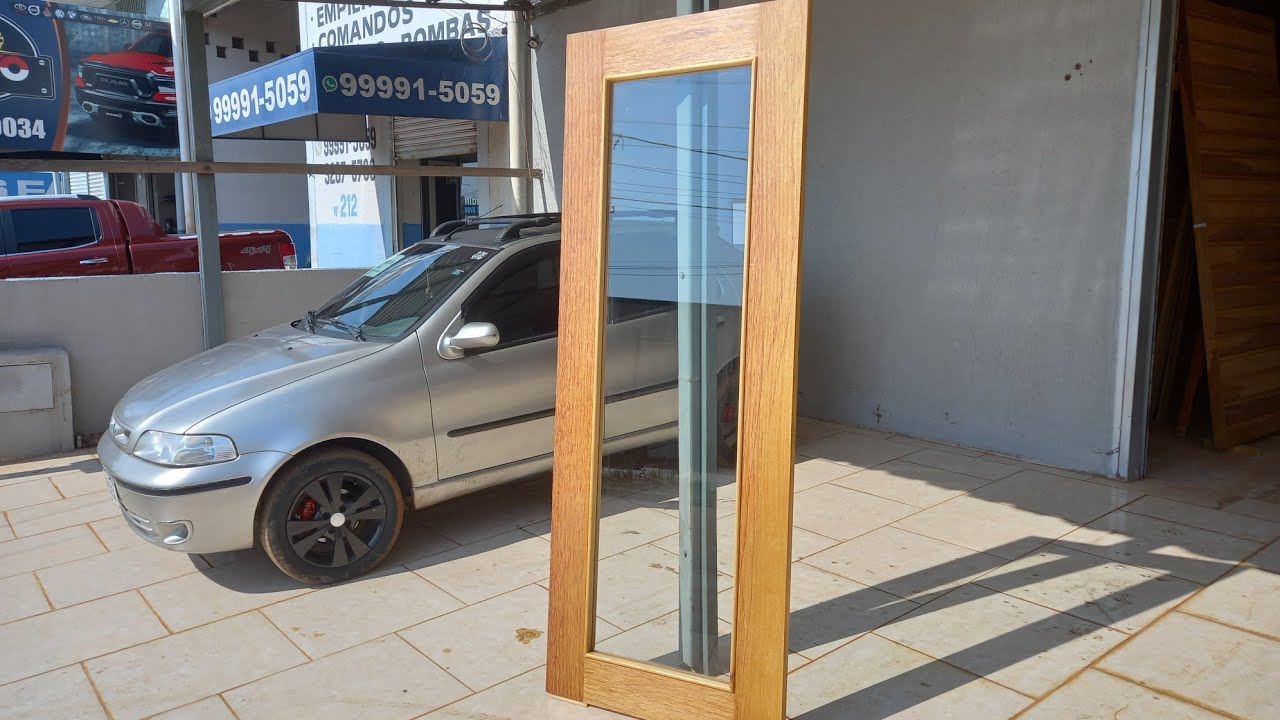 como fazer uma porta francesa com vidro encaixado na madeira