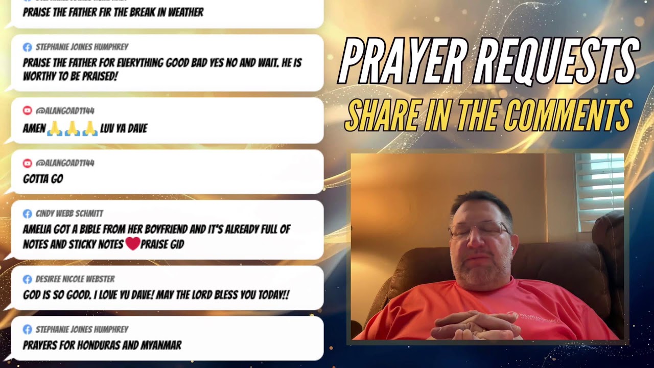 Join us live for prayer and encouragement