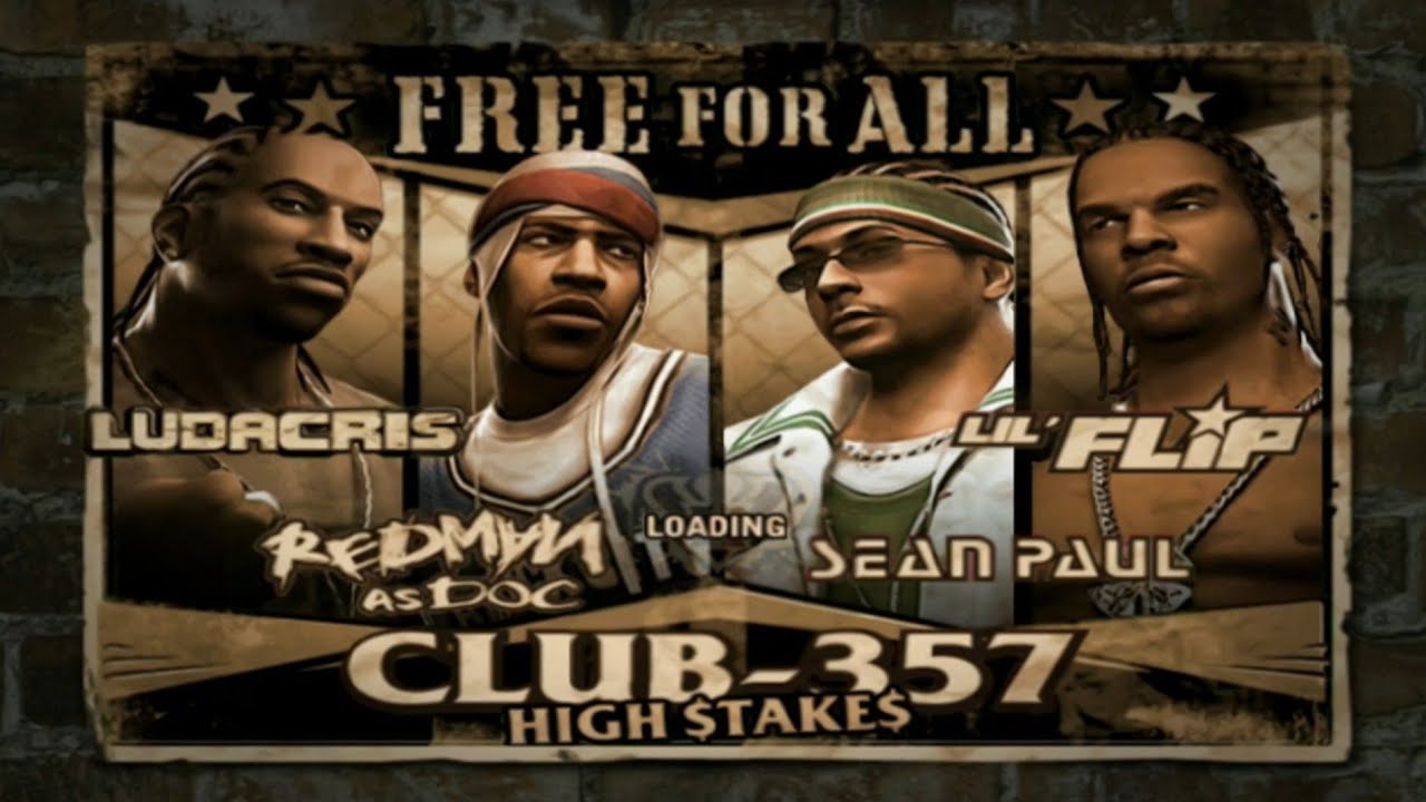 Def Jam Fight For NY | LUDACRIS vs DOC vs SEAN PAUL vs LIL FLIP | HARD! (PS3 1080p)