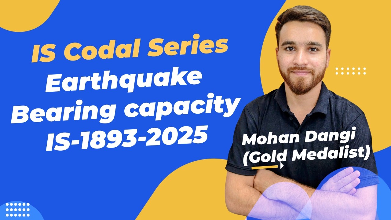 Earthquake Bearing capacity | IS-1893-2025 | Mohan Dangi 
