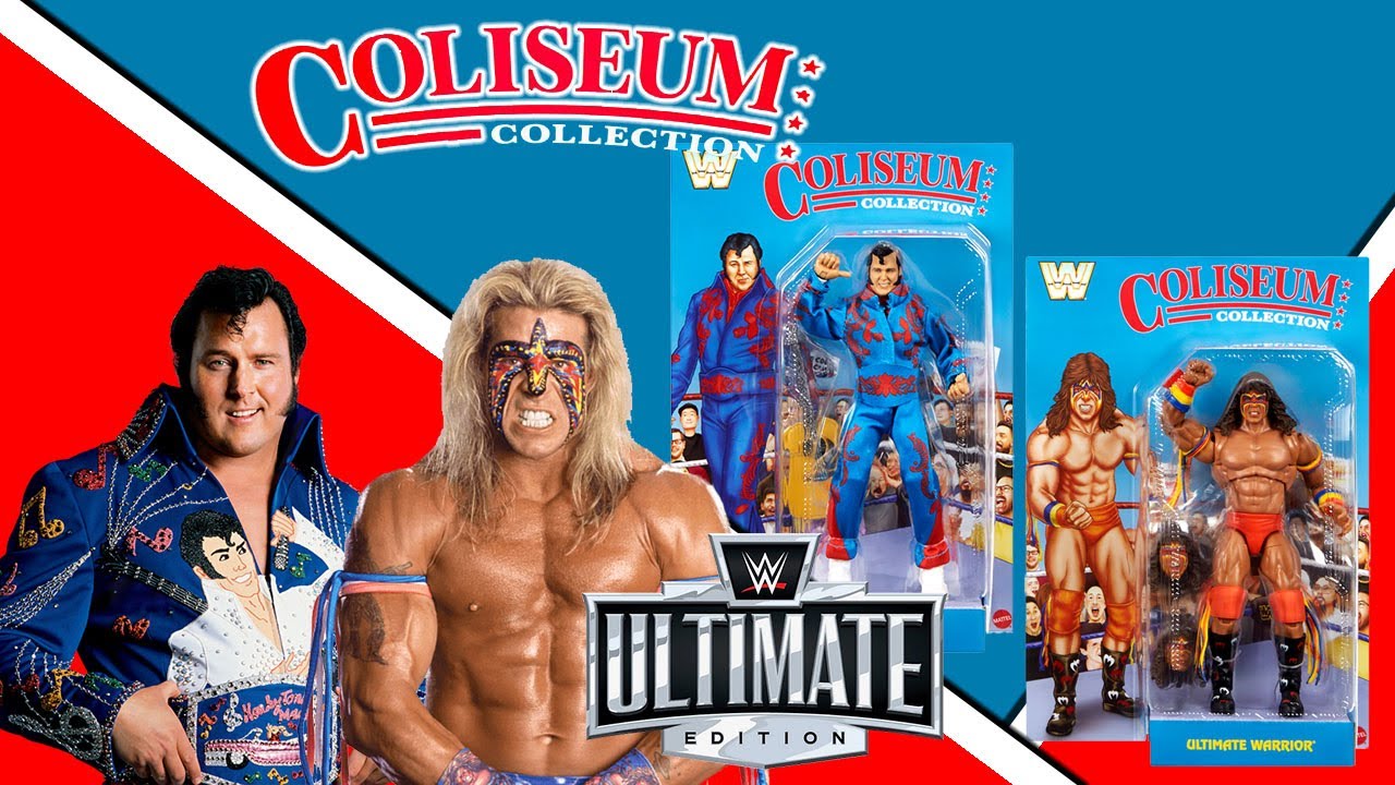 WWE Coliseum Classics Ultimate Warrior v Honky Tonk Man Action Figures