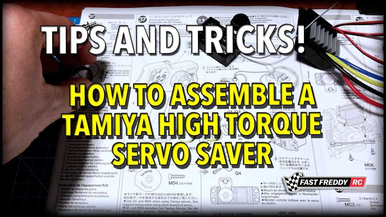 HOT TIP! - How to Assemble a Tamiya High Torque Servo Saver