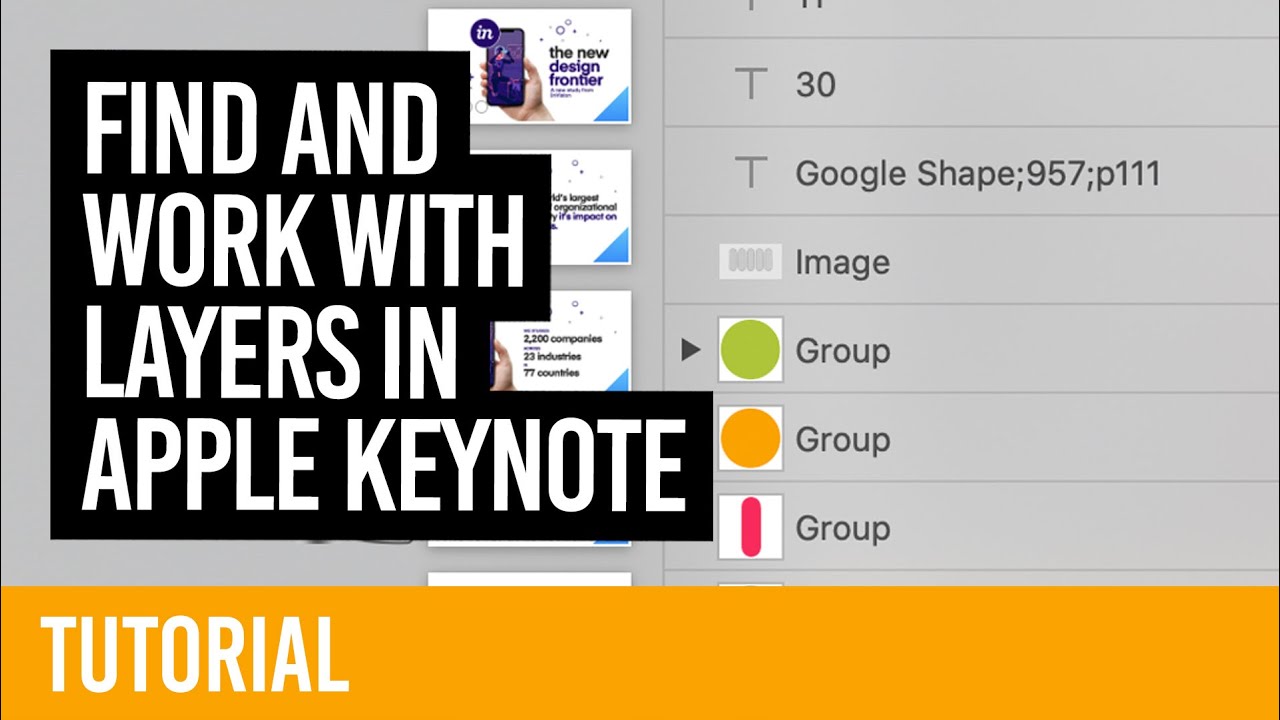 Find and work with layers in Apple Keynote [TUTORIAL]