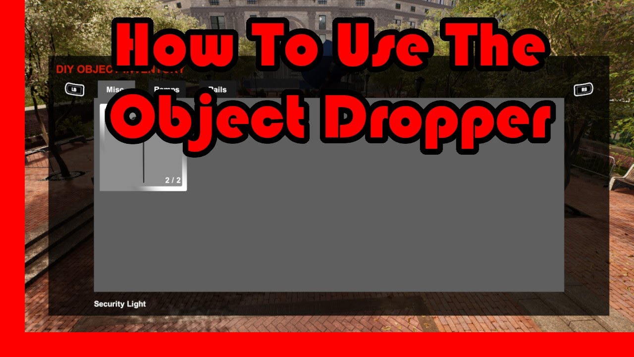 How To Object Dropper