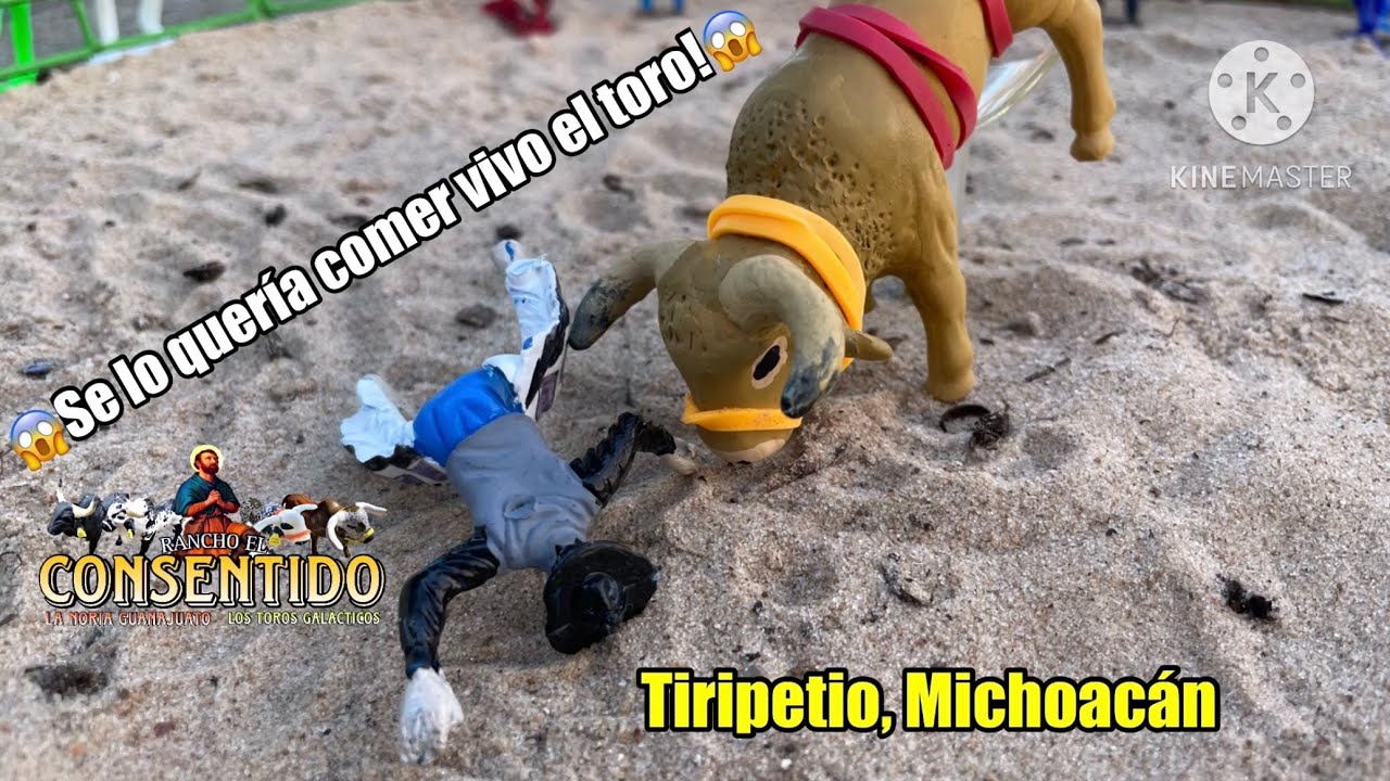 Cuidado con el toro! Se lo queria comer vivo! Gran Jaripeo ! Rancho el Consentido en Tiripetio, Mich