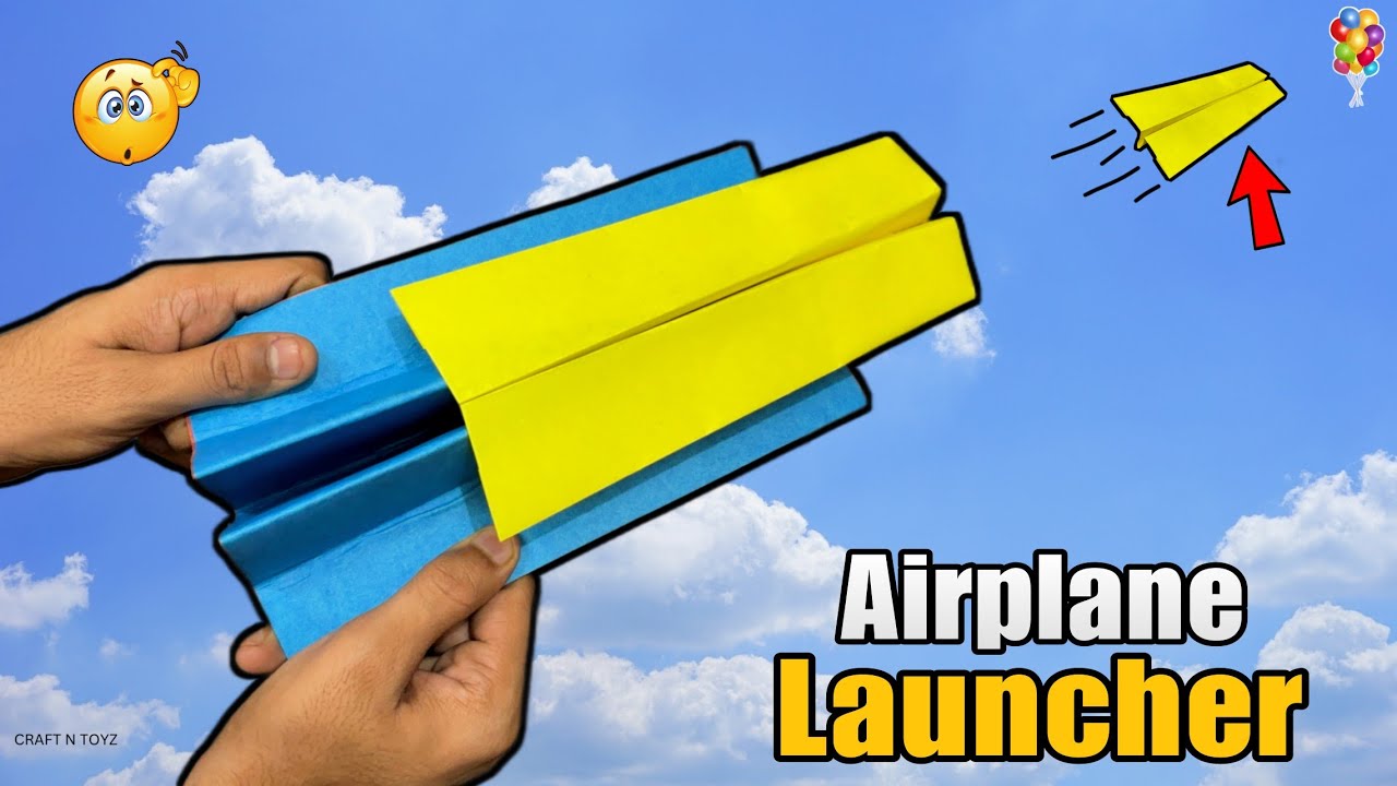 How to Fold Amazing Paper Plane | Step by Step Tutorial | Paper Plane launcher 