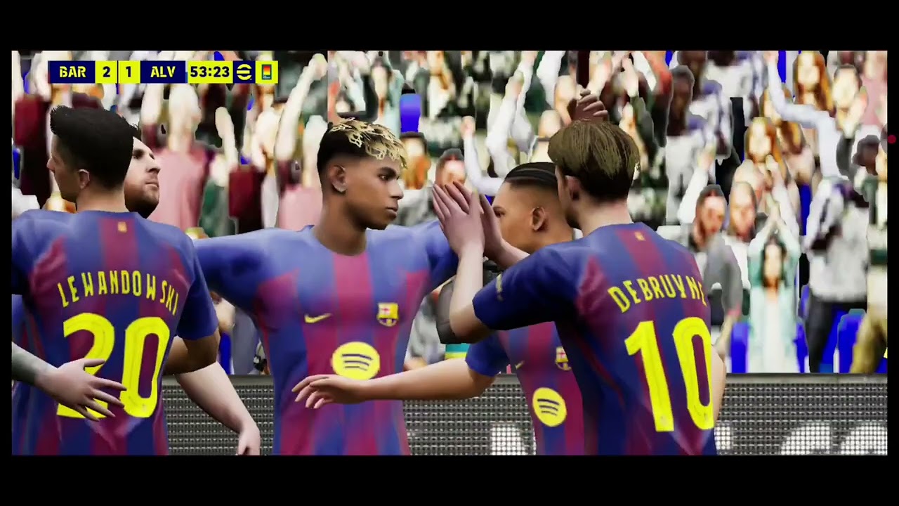 Yamal’s Short-Corner Magic! 🔥 Messi MOTM | Barcelona 2-1 Alavés | eFootball 2026 LaLiga
