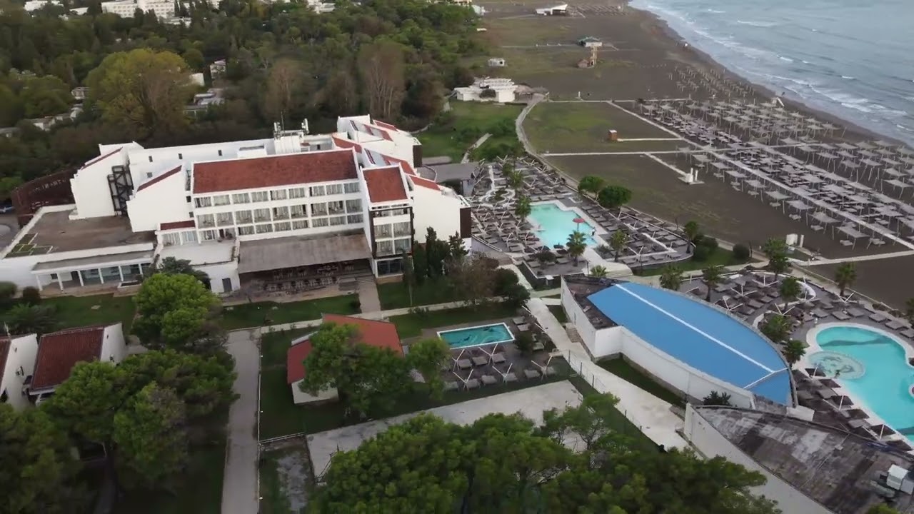 Hotel Otrant, Ulqin / Ulcinj, Mal i Zi / Montenegro | Drone footage