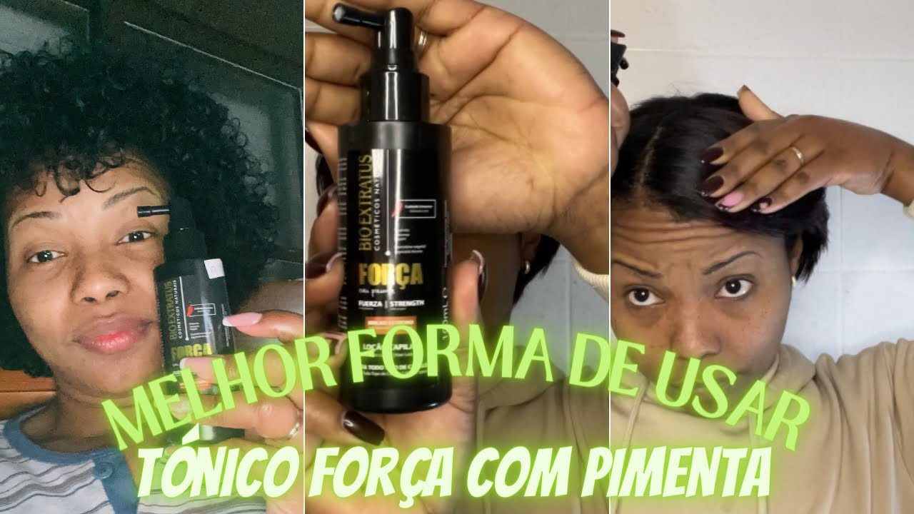 Tonico Bio Extratos Força com Pimenta Crescimento Muito Rápido 😱