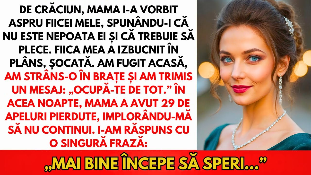 De Crăciun, Mama I-A Spus Fiicei Mele: 