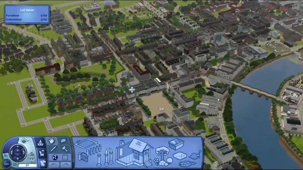 Sims 3 London Update   Create a World   700 Lots Mega City    YouTube