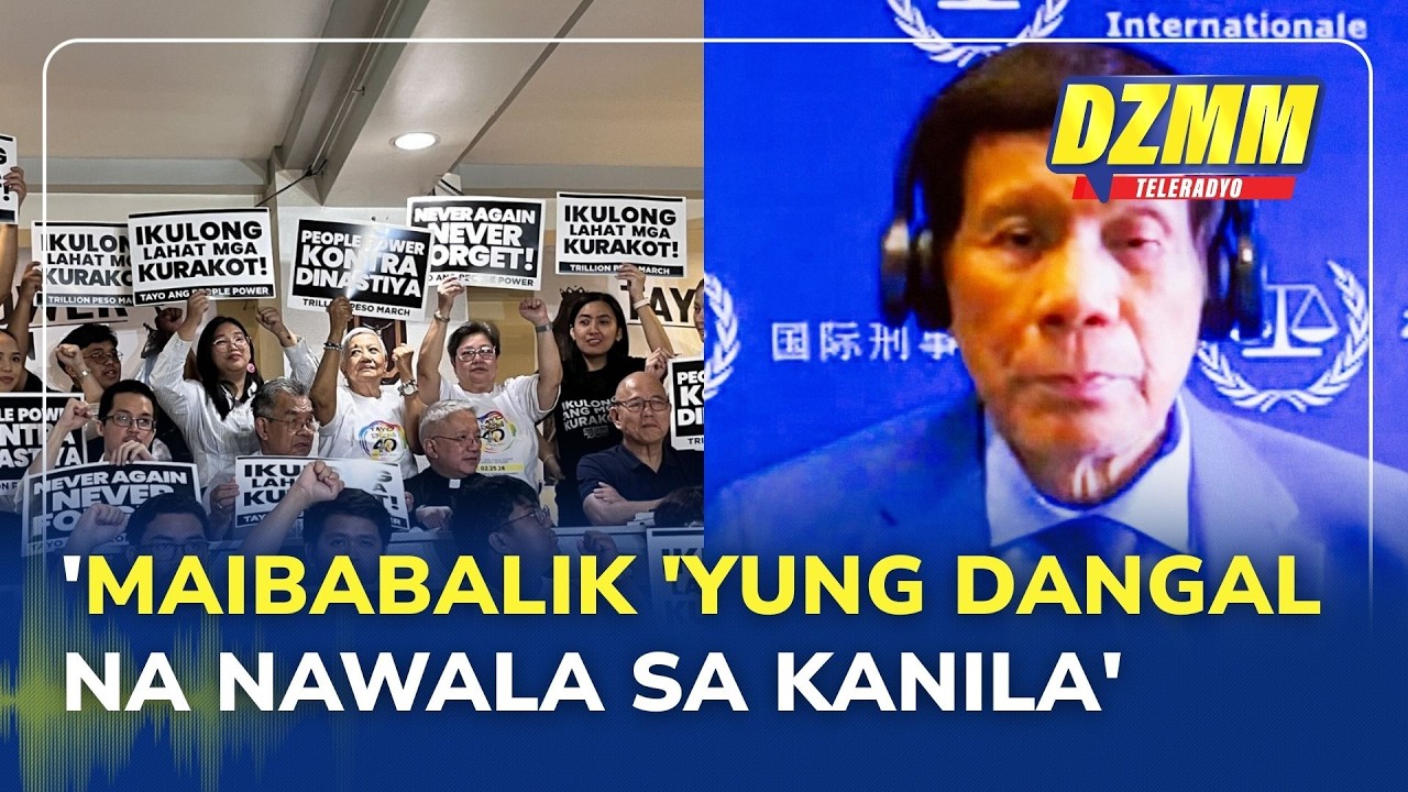 ICC hearing vs ex-pres. Duterte a 'closure' to EJK victim's kin | Ano'ng Ganap? (21 February 2026)