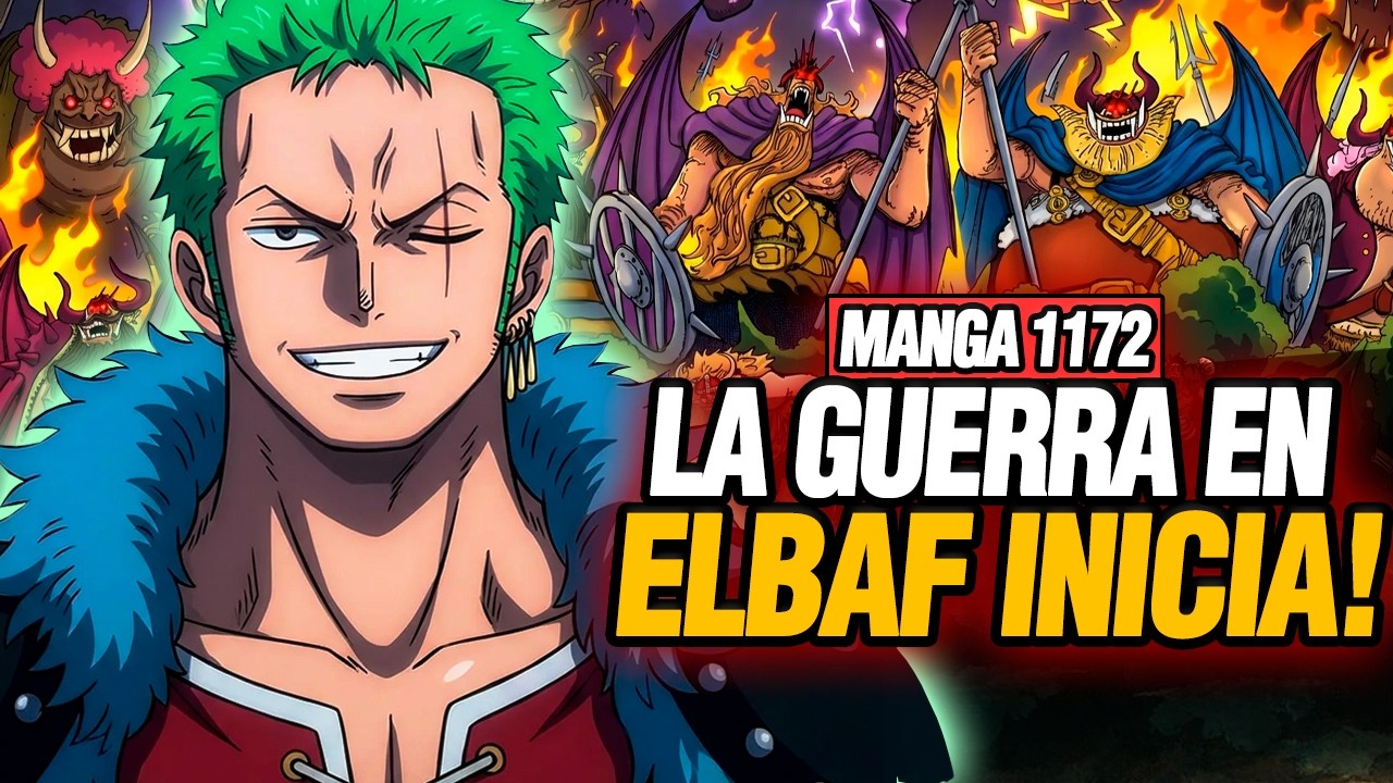 🔴La GUERRA de ELBAF INICIA! Arco Elbaf Manga 1172 | One Piece Resumen Cap&iacute;tulo