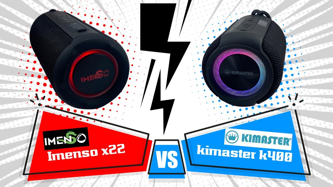 Kimaster k400 vs Imenso x22 | Caixa de Som Bluetooth Pequena