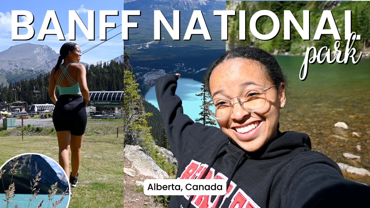 BANFF NATIONAL PARK VLOG - Lake Louise, Sunshine Village, Lake Morraine & more | Travel guide vlog