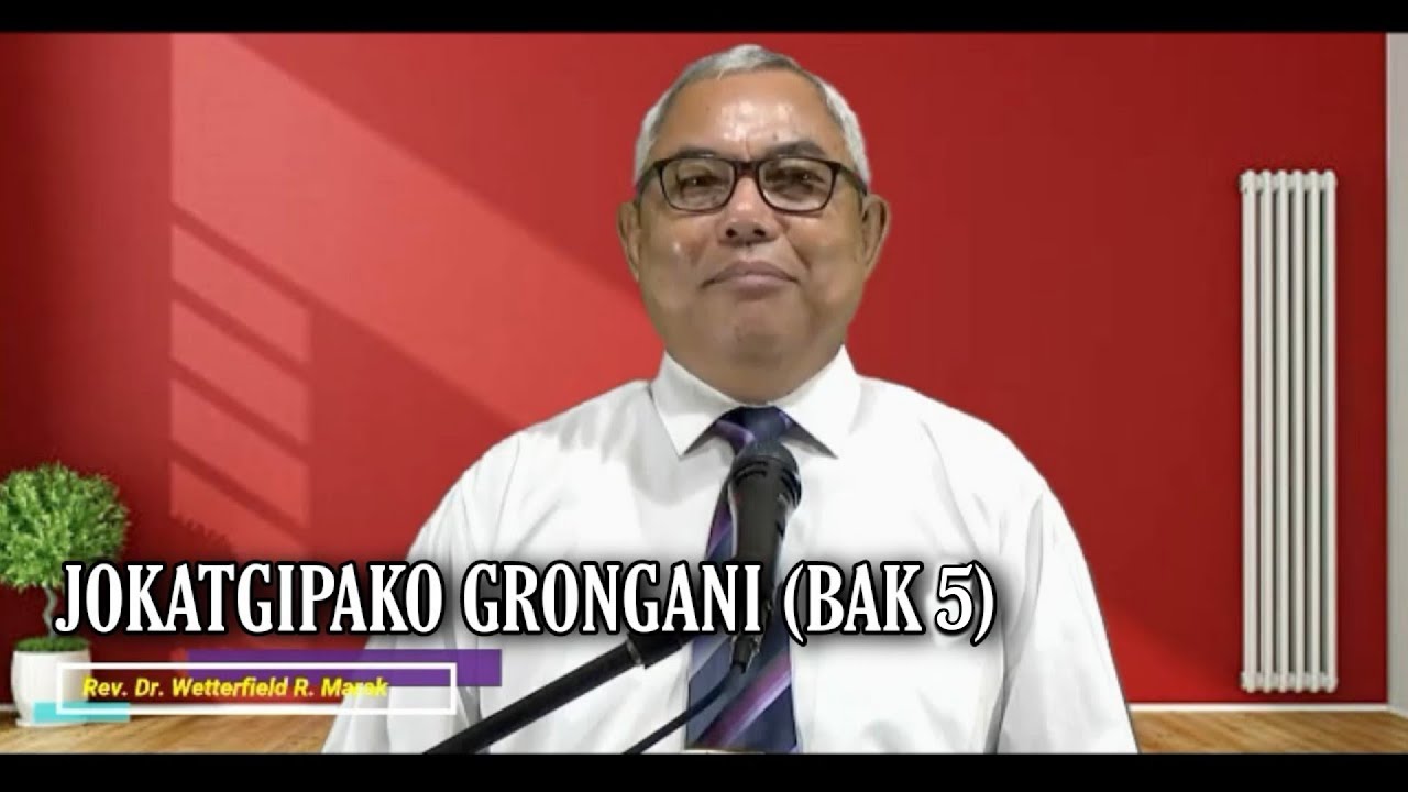 Jokatgipako Grongani  (Bak 5) Rev Dr. Wetterfield R. Marak