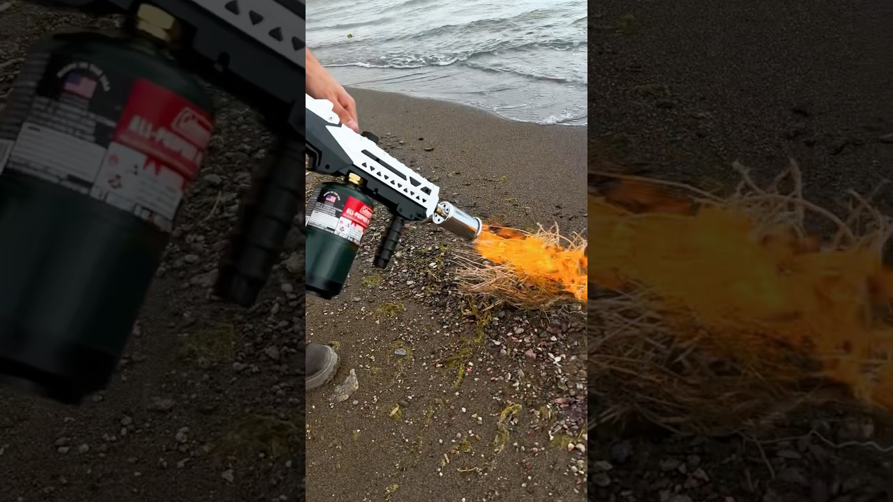 SUPER FUN Propane Torch Gun! #pyro