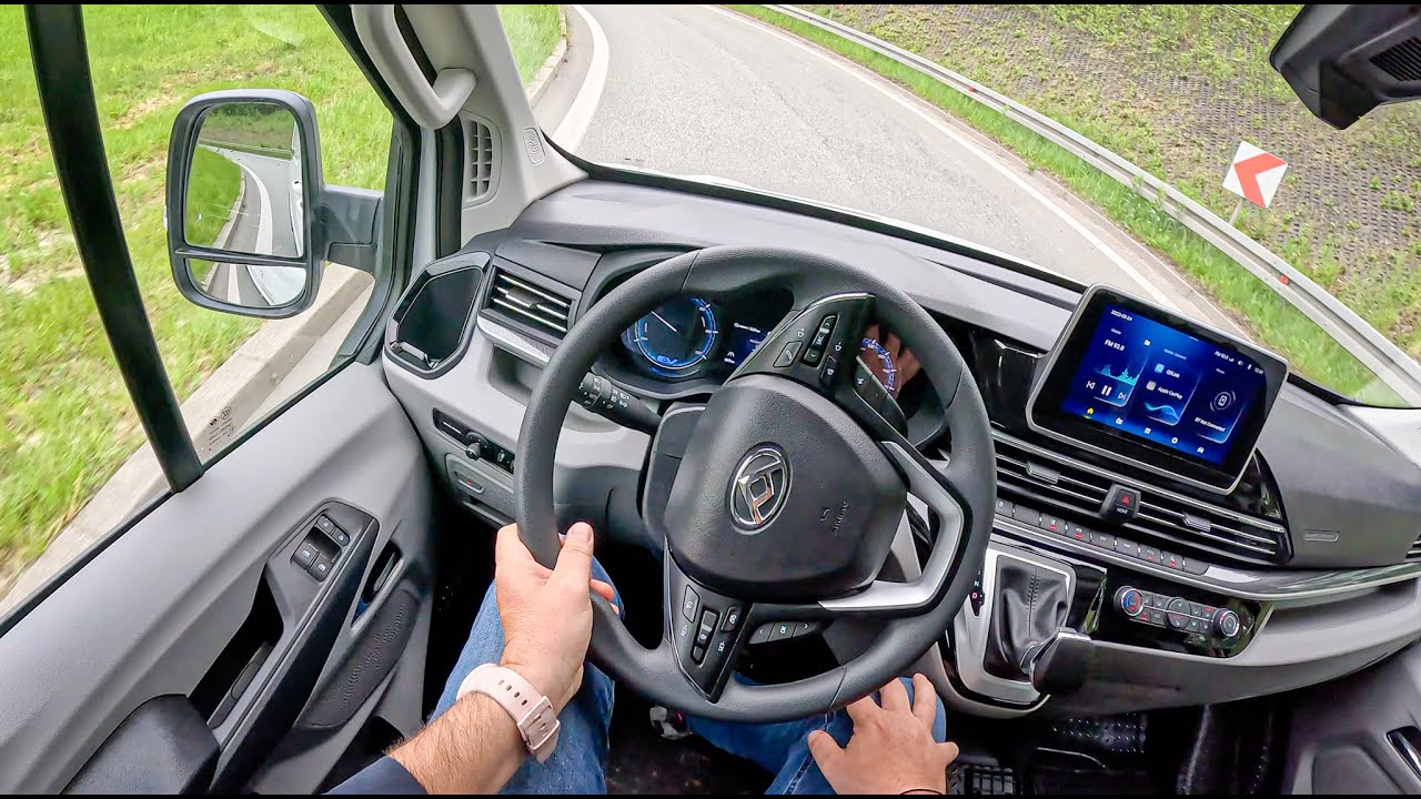 2023  Maxus e-Deliver 9 TOP SPEED [204HP] |0-100| POV Test Drive #1710 Joe Black