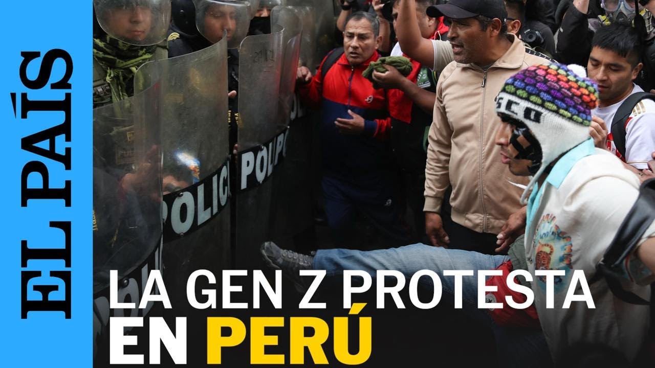 PER&Uacute; GENERACI&Oacute;N Z protesta en Lima contra el gobierno de BOLUARTE | EL PA&Iacute;S