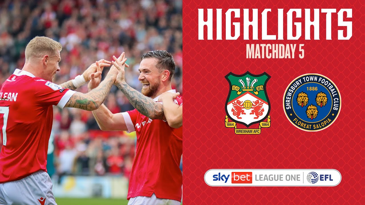HIGHLIGHTS | Wrexham AFC vs Shrewsbury Town
