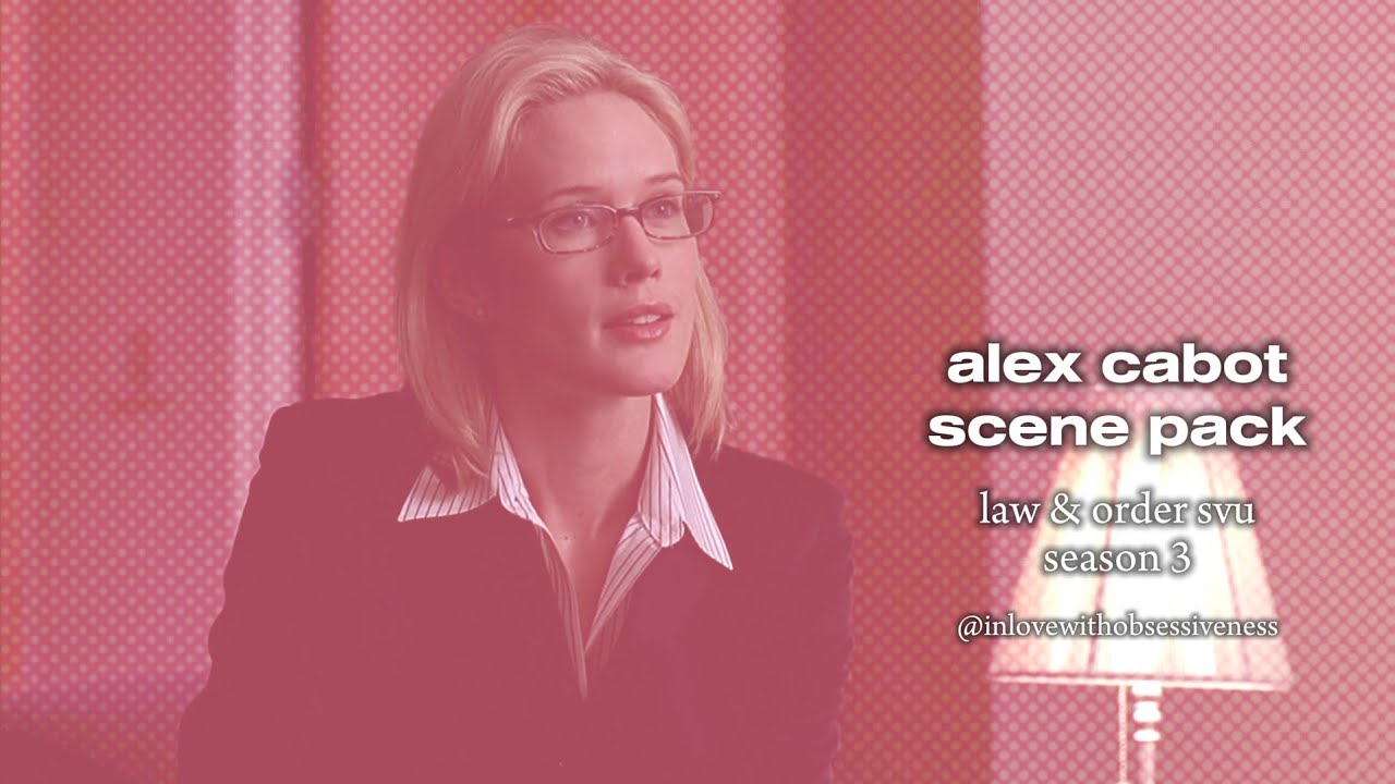 alexandra cabot ✭ season 3 logoless scene pack | part 2