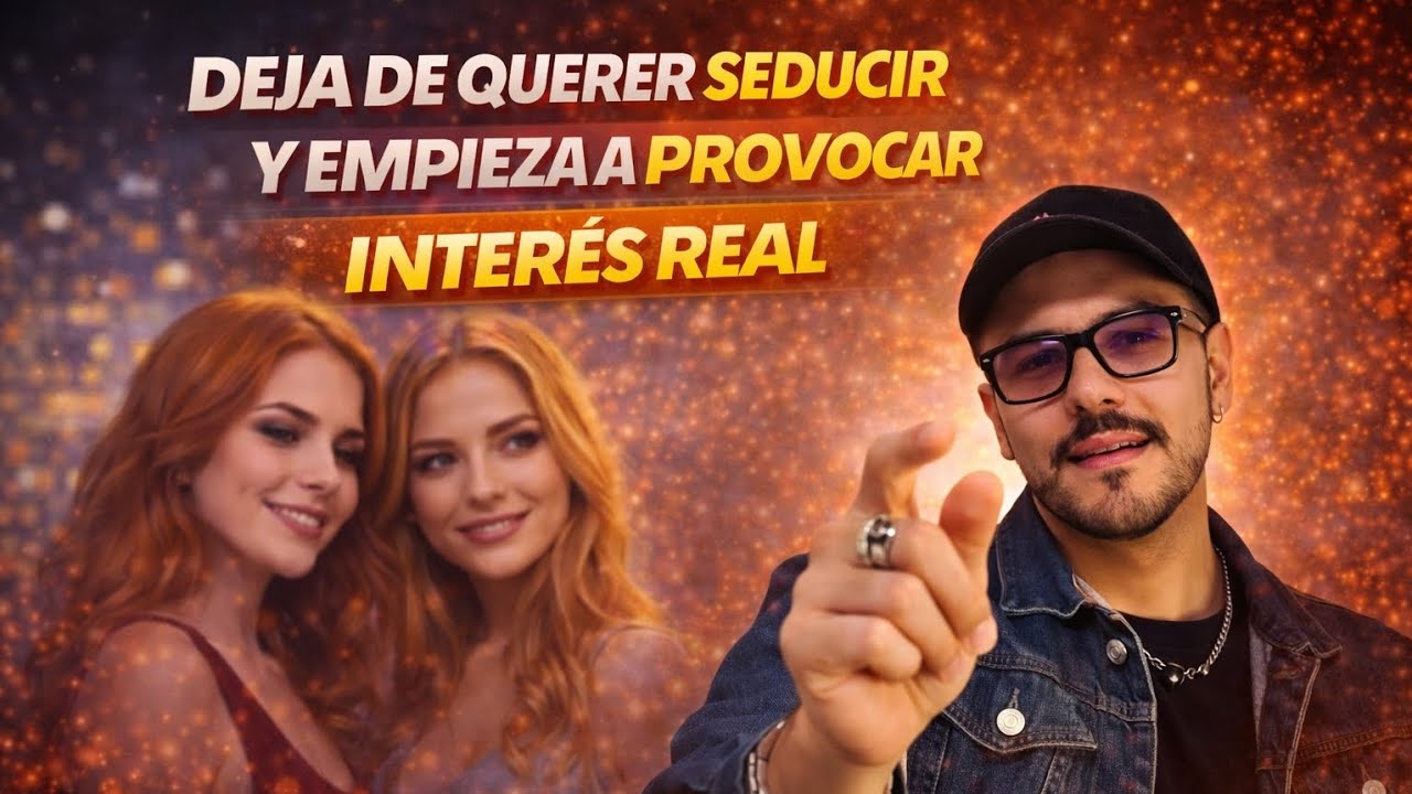 Deja de querer seducir y empieza a provocar interés real.