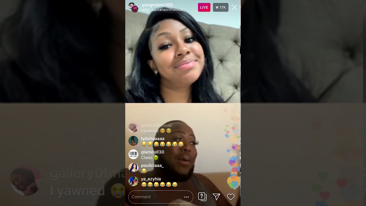 Yung Miami and Santana live 8/17/19