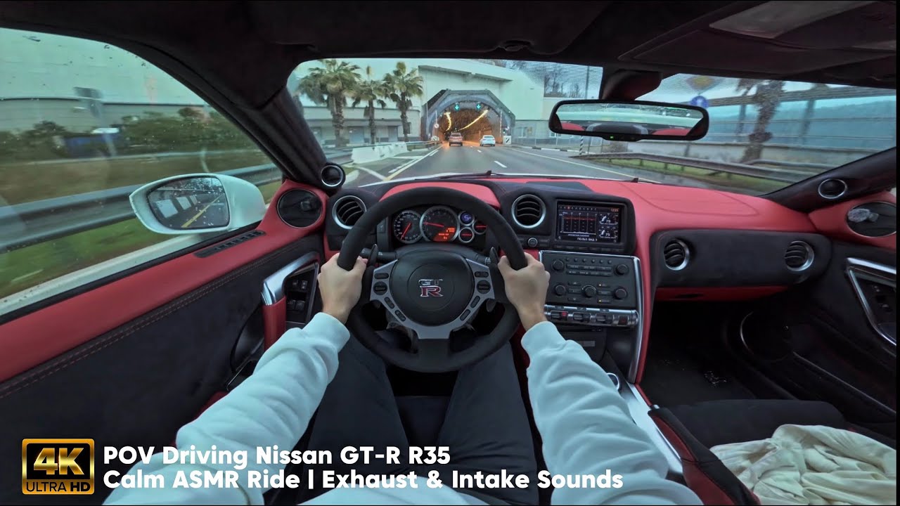 POV GTR R35 | Exhaust & Intake ASMR | 4K HDR