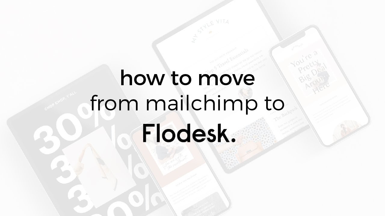 How to Move from Mailchimp to Flodesk | Subscriber Transfer Tutorial