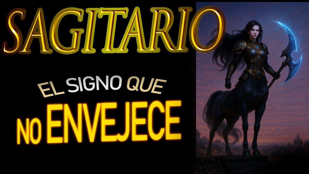 SAGITARIO: El secreto del único signo que parece no envejecer nunca.🏹✨