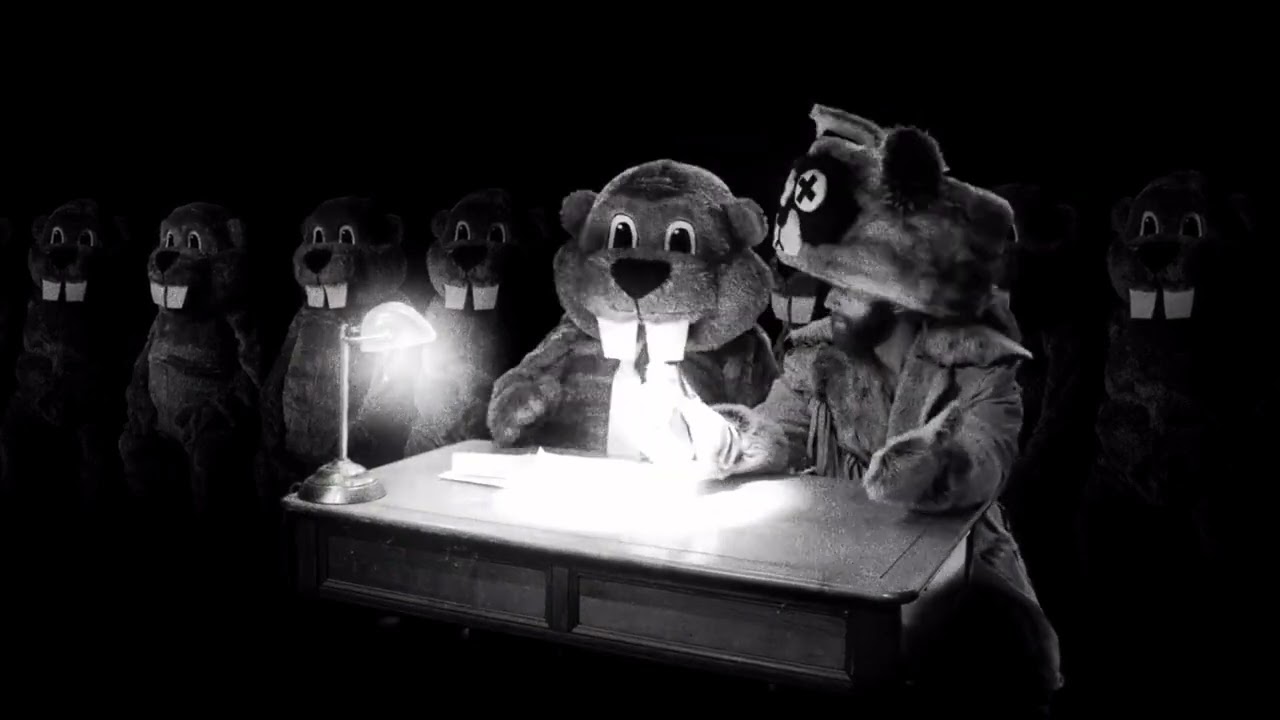 Hundreds of Beavers - Courtroom Scene