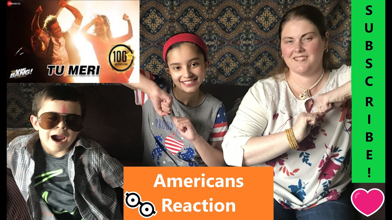 Tu Meri / Bang Bang / Hrithik / Americans Reaction