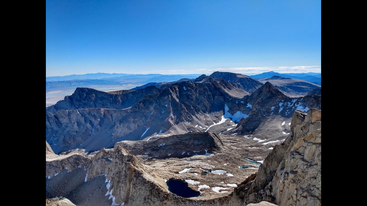 Mt. Whitney Mountaineers Route in November