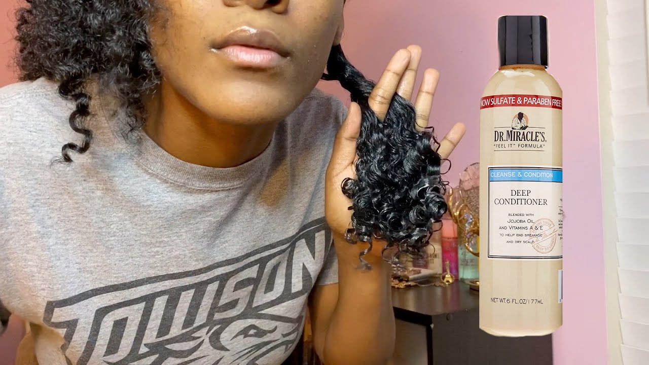 YOUR HAIR WILL BE MOISTURIZED AF AFTER THIS DEEP CONDITIONER | Dr. Miracle's Deep Conditioner