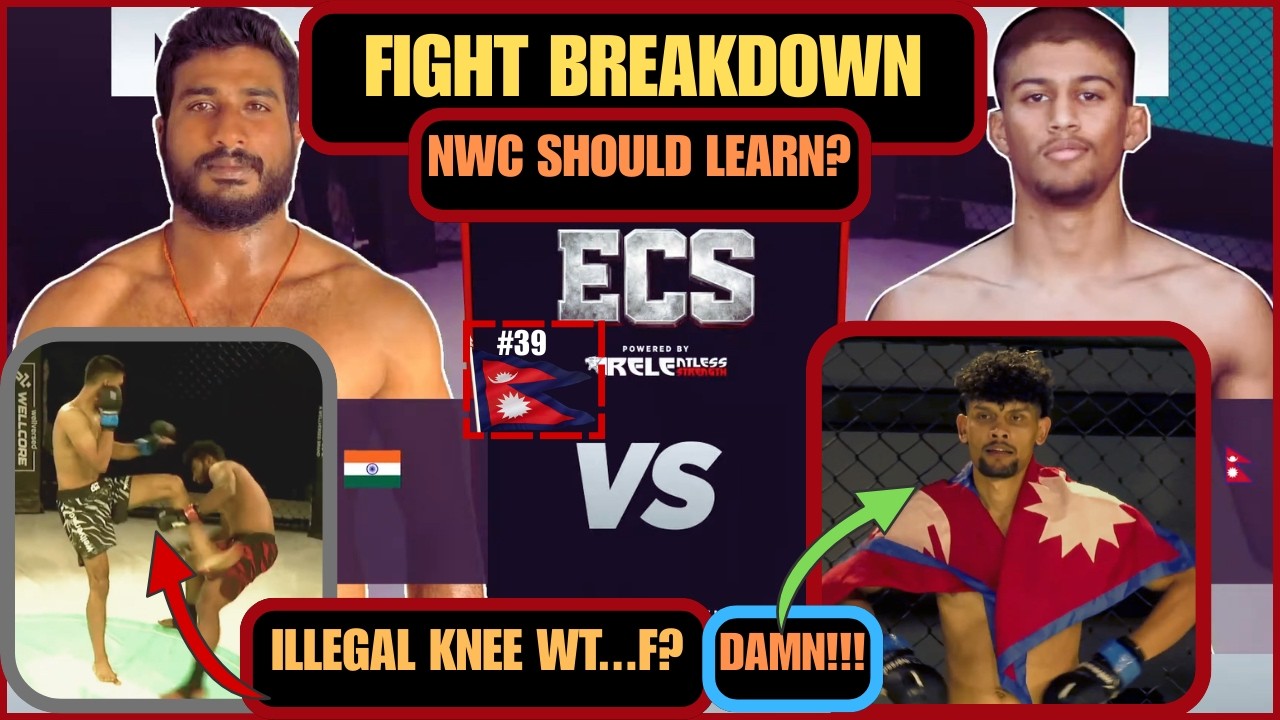 SAMAR ARYAL😱ECS -- NO CONTEXT || ECS FighT breakdowN || NEPALI FIGHTER || #nepali #ufc