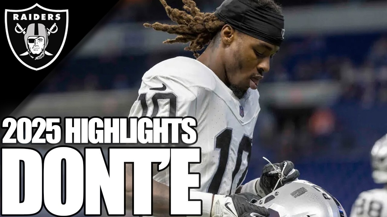 Dont'e Thornton Jr. Rookie Highlights (Every Catch) | 2025 - 2026 NFL Season - Raiders