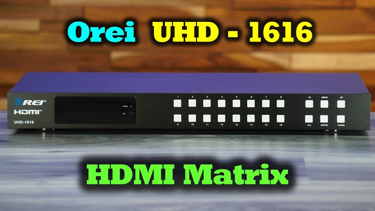 Orei UHD-1616 — Полный обзор | Массивная HDMI-матрица!