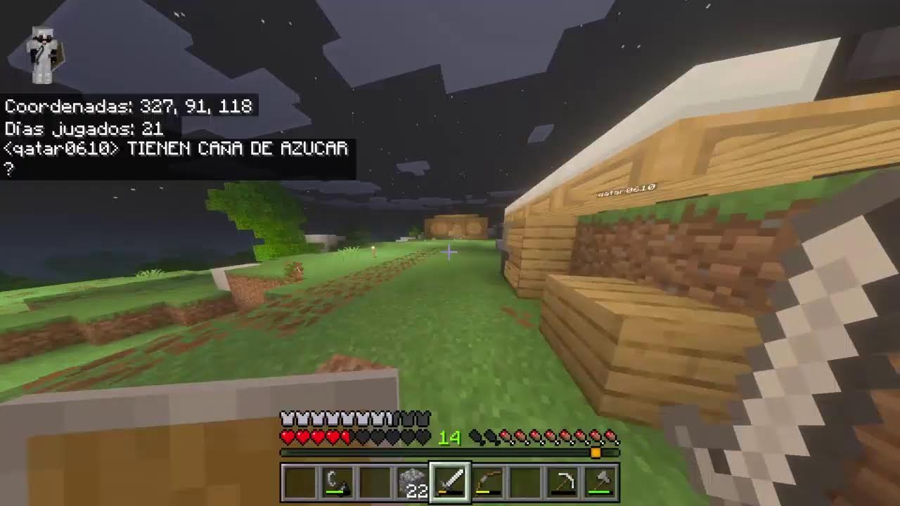 Jugado MINECRAFT con subs en directo