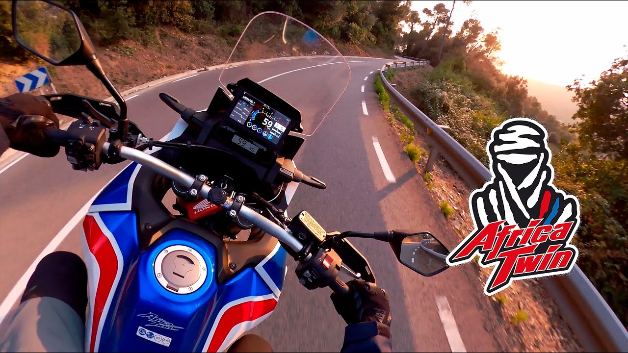 HONDA Africa Twin 2021, [RAW On board] Molins de Rei
