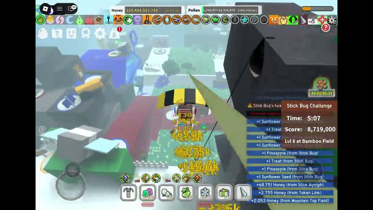 I finally completed my stick bug’s beesmas quest!