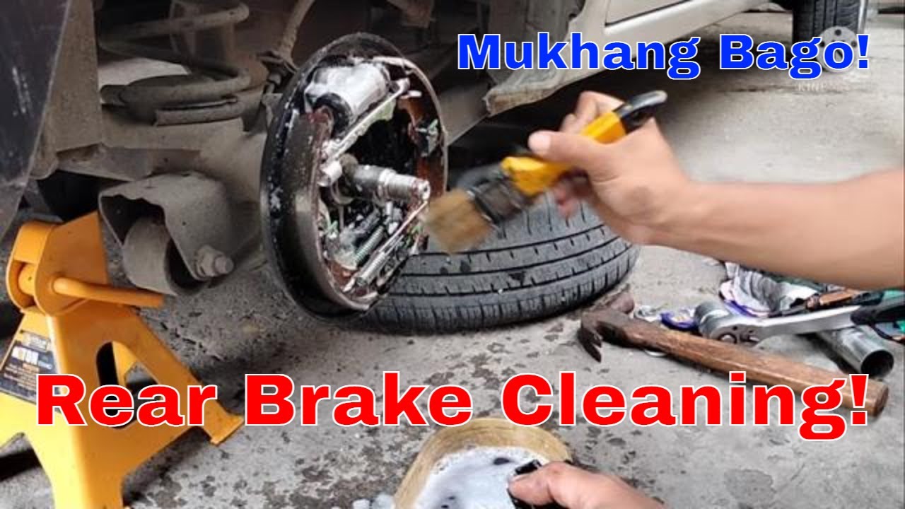 Rear Brake Cleaning Using Soap Water and Brake Cleaner │ Car Brake Maintenance │ Suzuki Alto