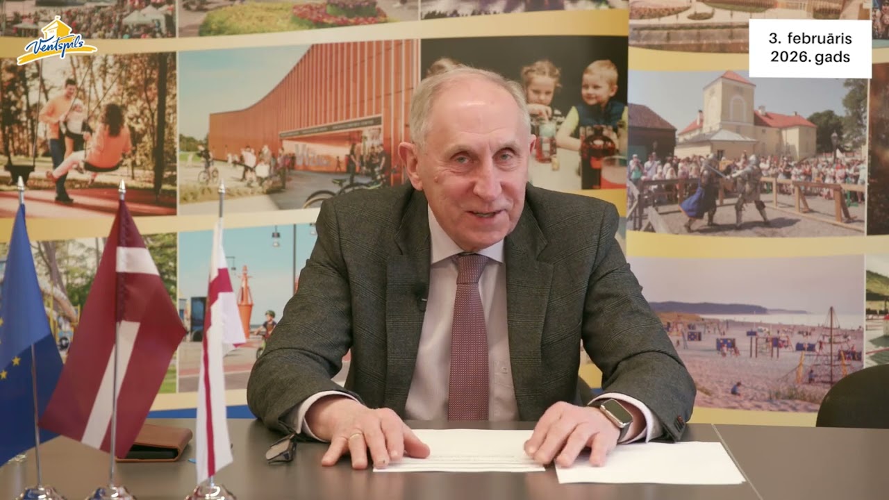 J.Vītoliņš par Ventspils pilsētas aktualitātēm – 03.02.2026.