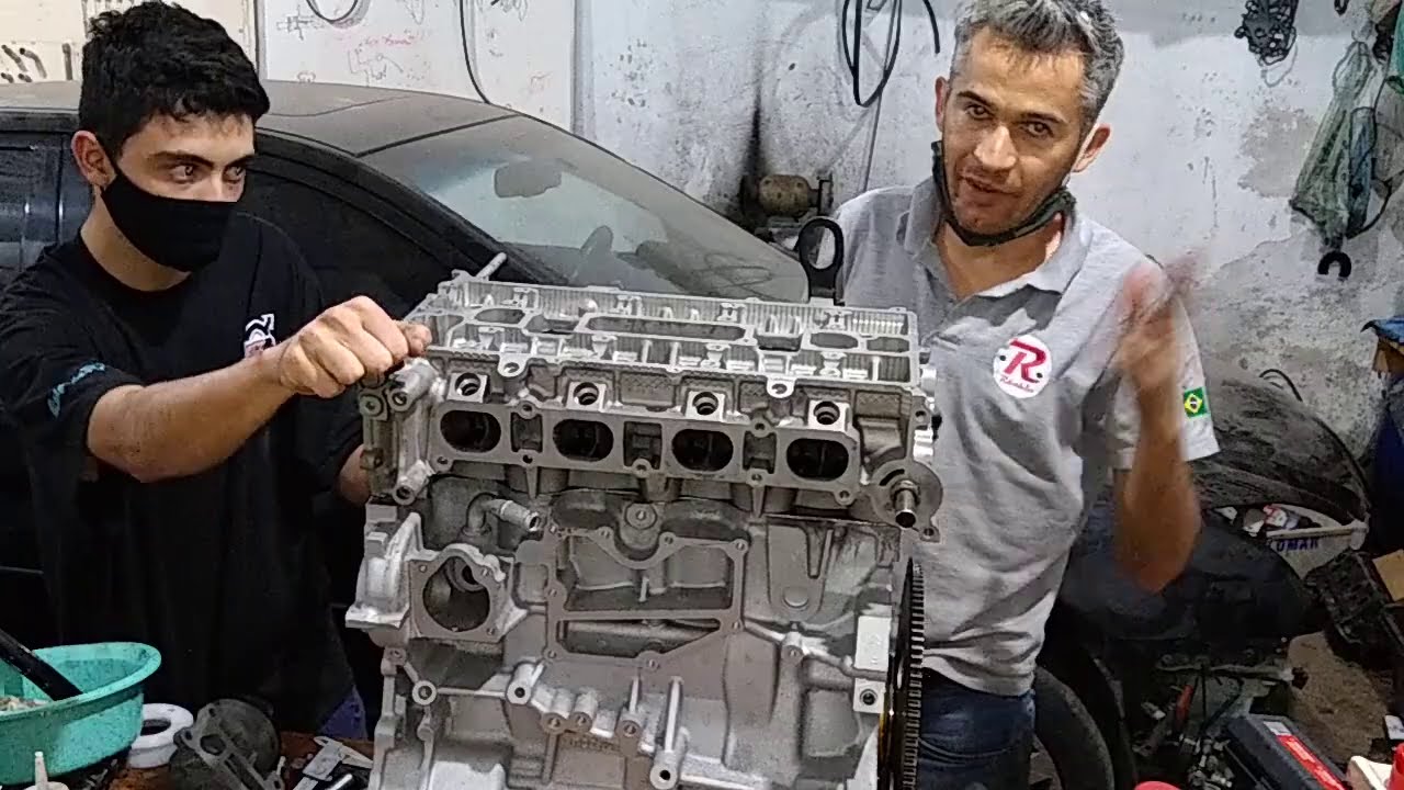 4° parte Torqueando cabeçote fusion 2.3  , junta fibra ou chapa