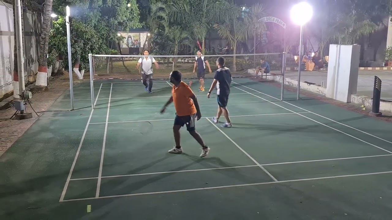 Badminton match doubles with yonex astrox 7dg badminton racket